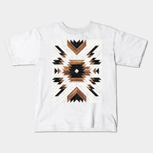 Urban Tribal Pattern No.5 - Aztec - Concrete and Wood Kids T-Shirt